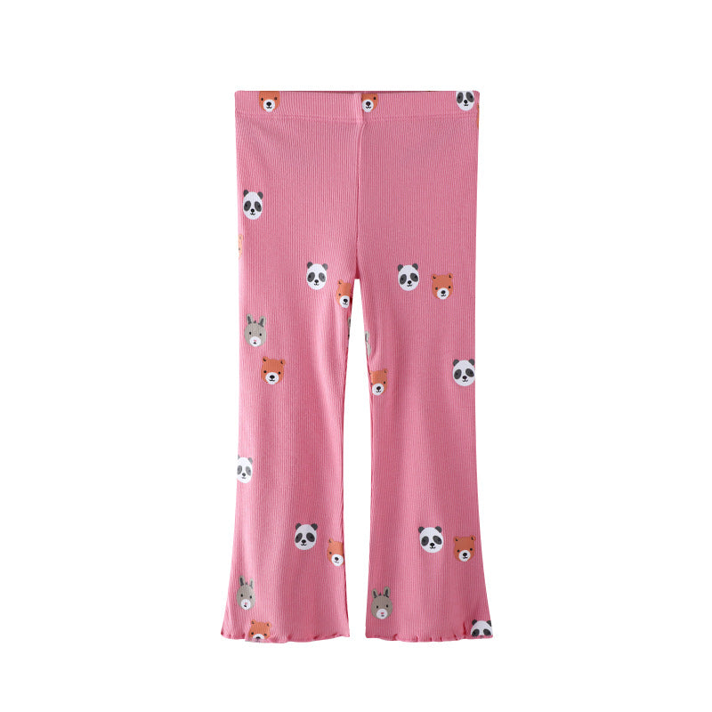 Mädchen Leggings mit verspielten Tierfaces Echo Archiv