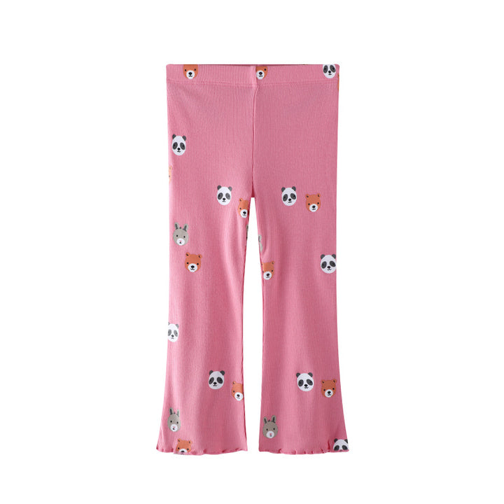 Mädchen Leggings mit verspielten Tierfaces Echo Archiv