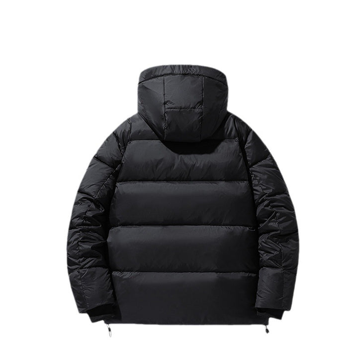 Herren Volumen-Steppjacke mit Kapuze, wasserabweisender Shell und Kordelzug Echo Archiv