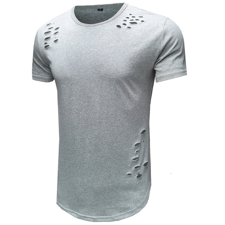 Herren Trendiges T-Shirt mit einzigartigen Cut-Outs Echoarchiv