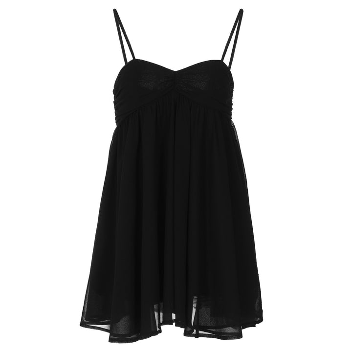 Damen Sommerliches Minikleid mit zarten Spaghettiträgern und schwingendem Rock Echo Archiv