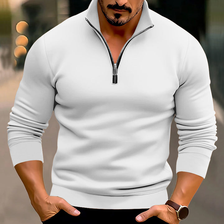 Herren Sweatpullover mit halbem Reißverschluss Echoarchiv
