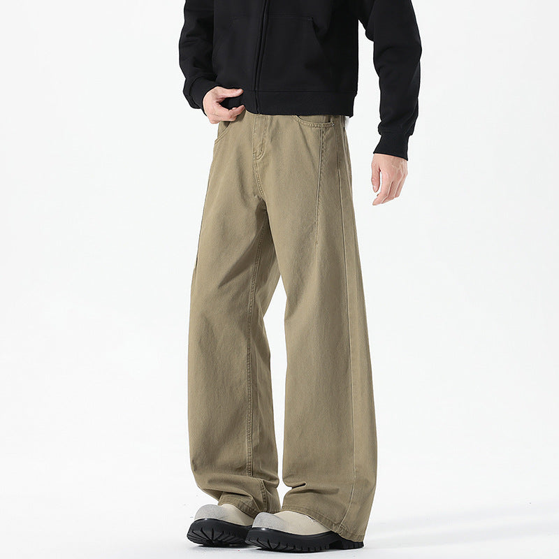 Herren weite Cargo-Hose mit elastischem Bund und multifunktionalen Taschen Echoarchiv