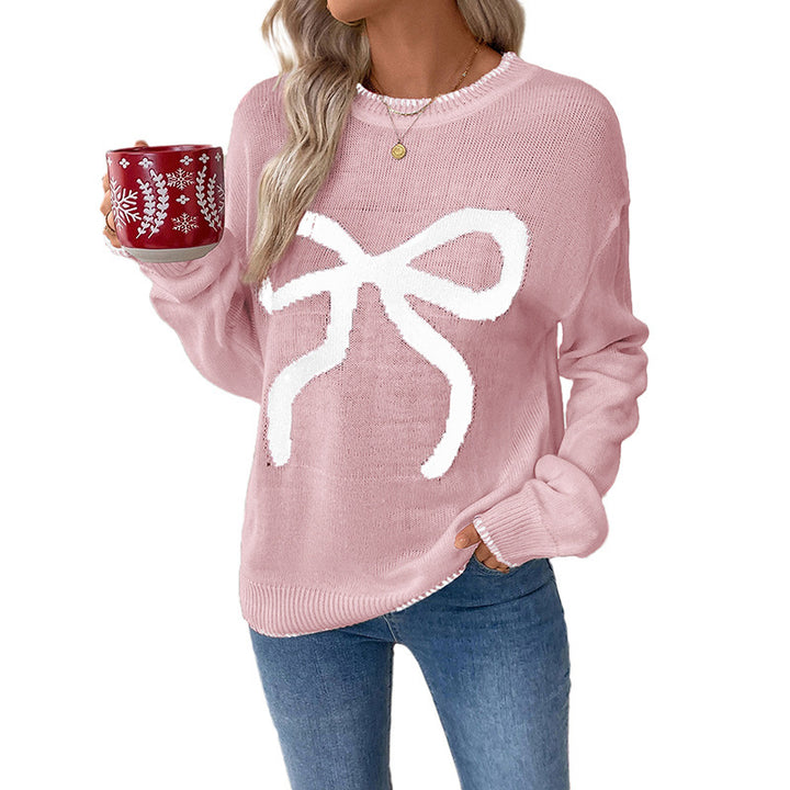 Damen Bequemer Pullover mit Schleifenmuster Echo Archiv