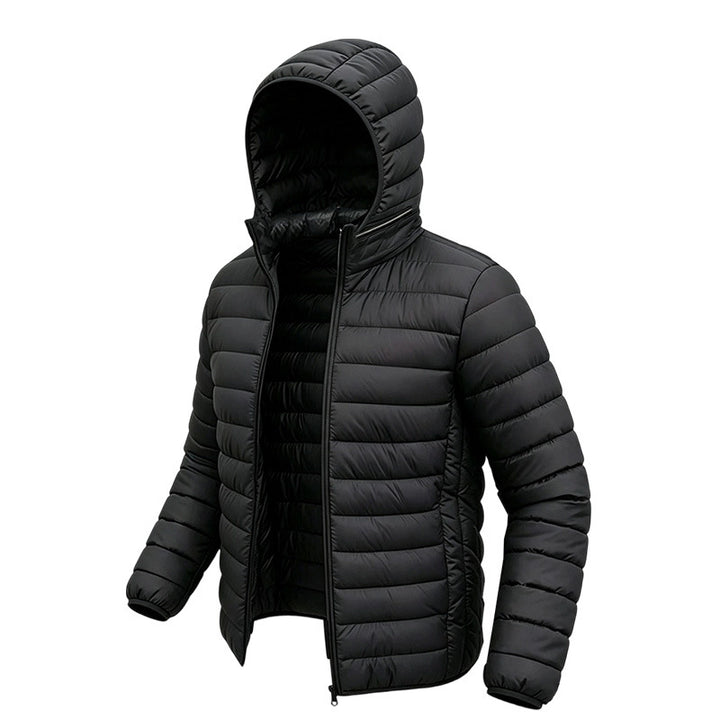 Herren Leichte Steppjacke mit Kapuze Echoarchiv