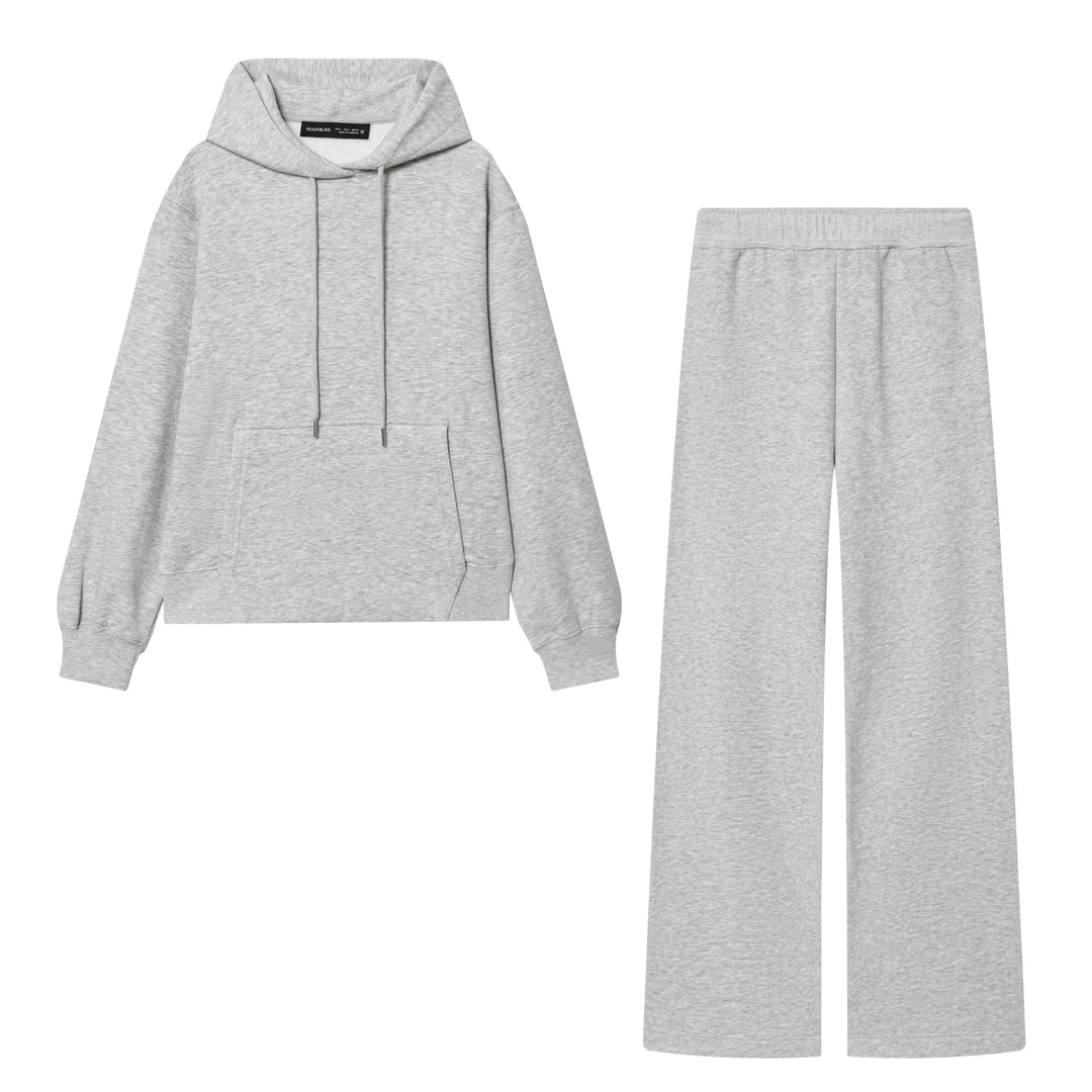 Damen nan Lounge‑Set mit Oversize Hoodie und weitem Sweatpant‑Hose Echo Archiv