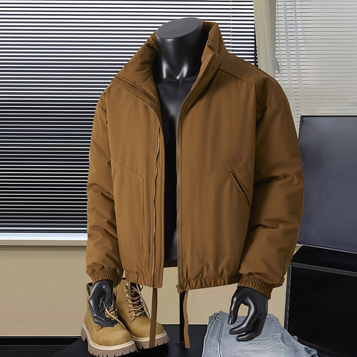 Herren Thermo‑isolierte Kurzblouson‑Jacke mit Stehkragen und Tunnelzugbund Echo Archiv