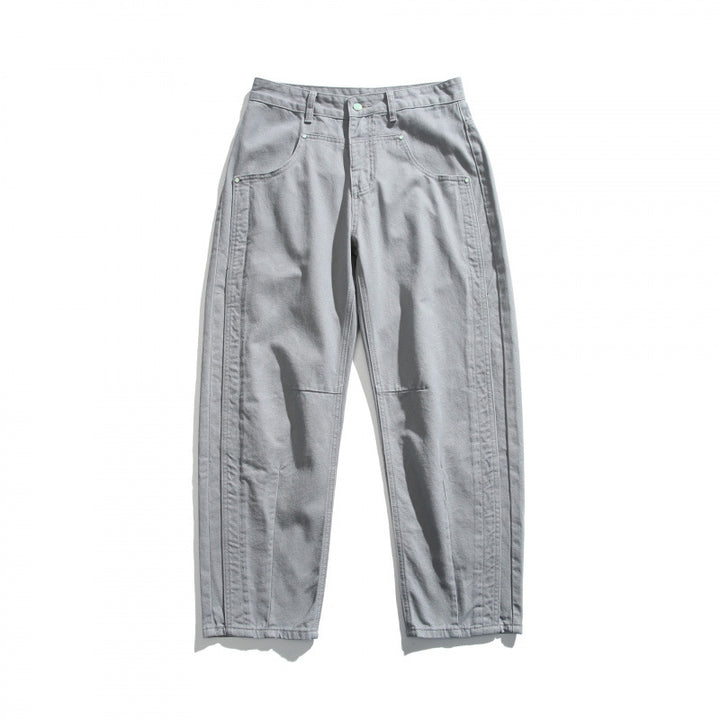 Herren Lässige Relaxed‑Fit Jeanshose mit Ziernähten und Knieabnähern Echo Archiv