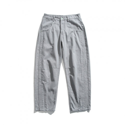 Herren Lässige Relaxed‑Fit Jeanshose mit Ziernähten und Knieabnähern Echo Archiv
