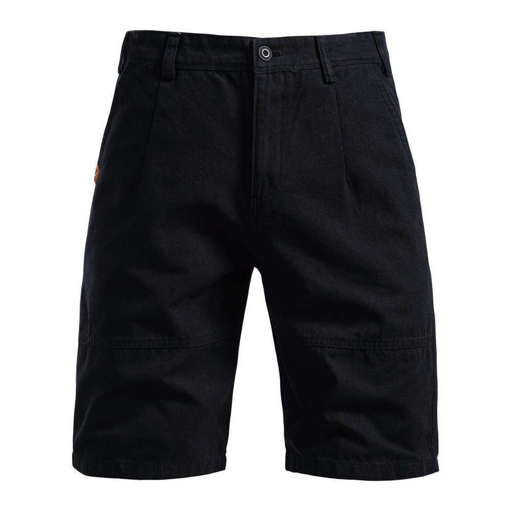 Herren nan robuste Baumwoll-Twill-Bermudahose mit verstärkten Knieeinsätzen und entspannter Passform Echo Archiv