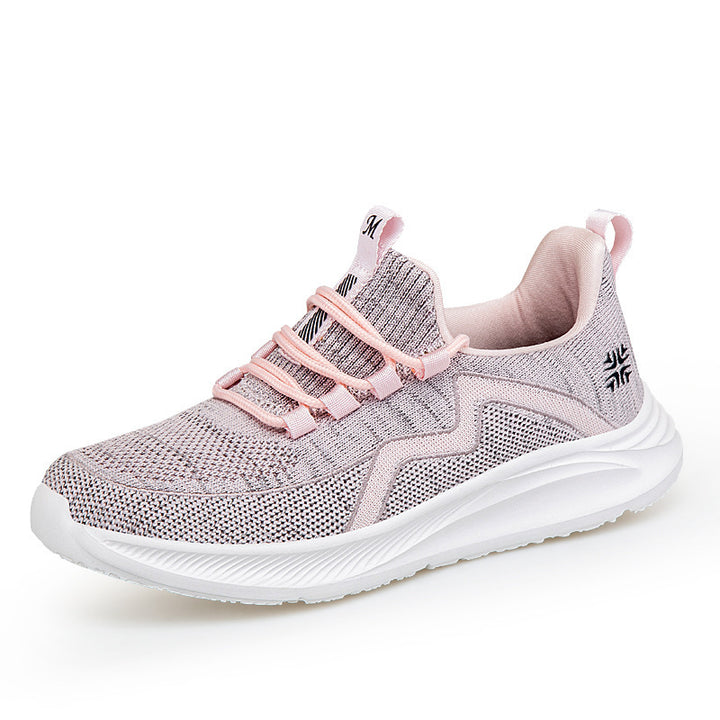 Damen nan atmungsaktiver Strick-Sneaker mit Memoryschaum Innensohle und stoßdämpfender EVA-Zwischensohle Echo Archiv