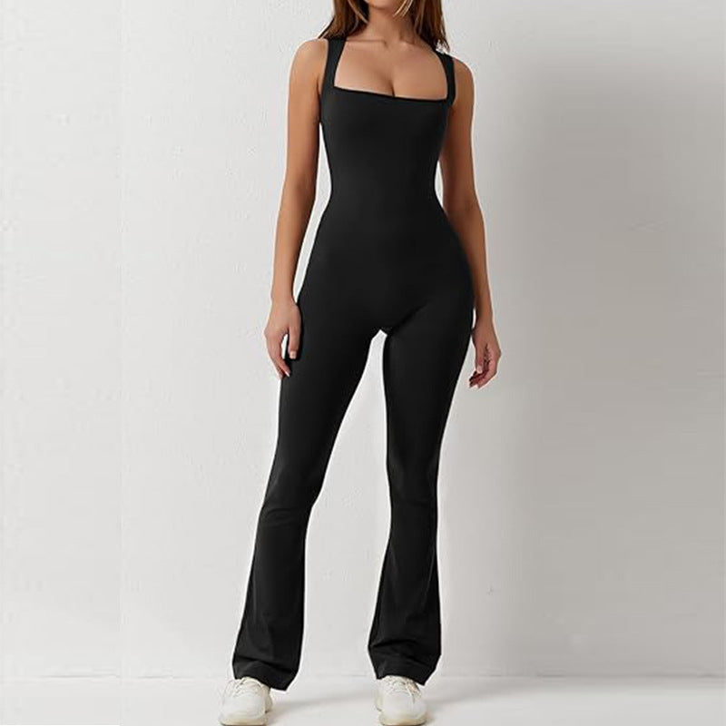 Damen Fitness-Jumpsuit mit figurbetontem Schnitt Echo Archiv