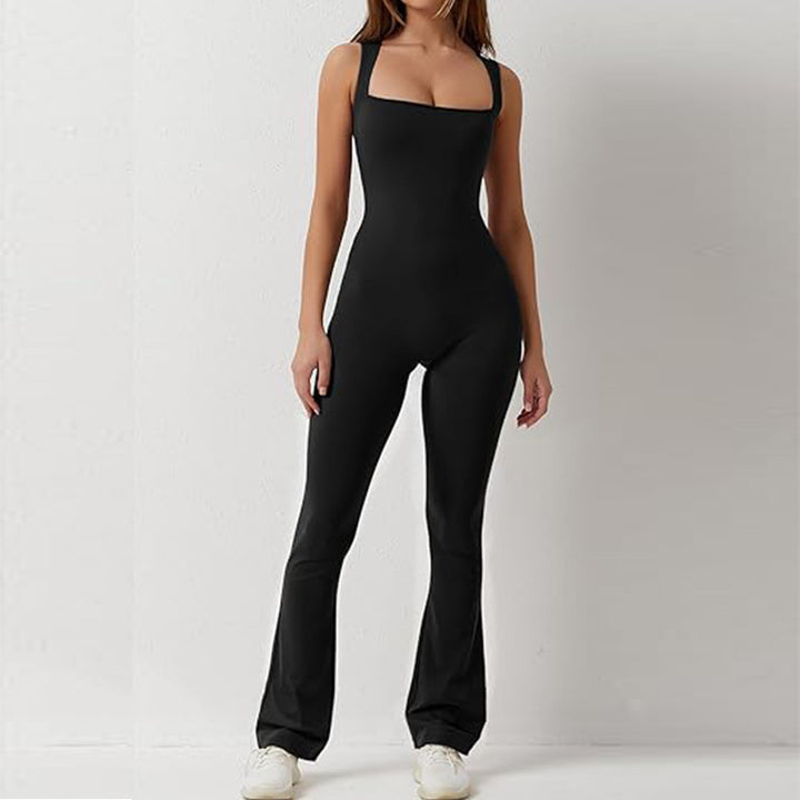 Damen Fitness-Jumpsuit mit figurbetontem Schnitt Echo Archiv
