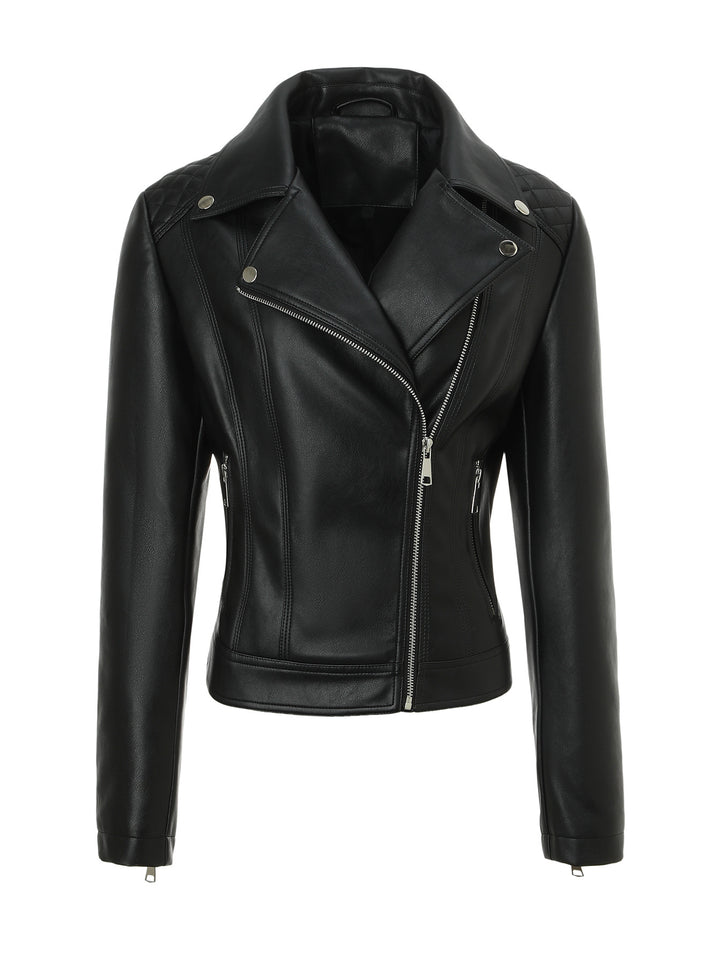 Damen Edle Bikerjacke mit Steppdesign Echo Archiv