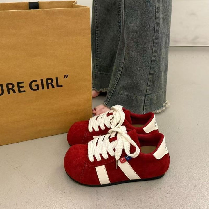 Damen Bequeme Sneaker mit modischer Schnürung und weichem Wildlederobermaterial Echo Archiv