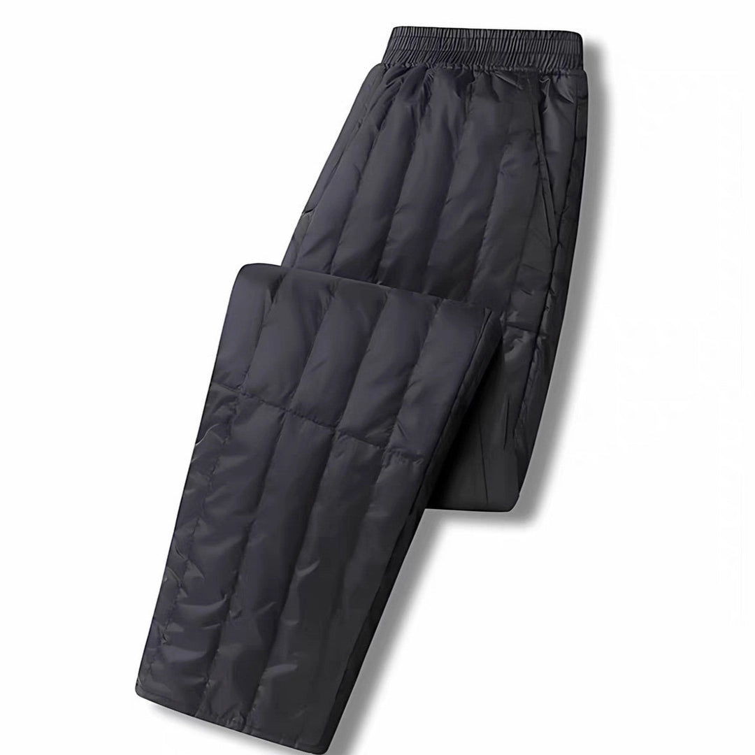 Damen gesteppte Thermohose mit elastischem Bund und leichtem Wärmefutter Echoarchiv