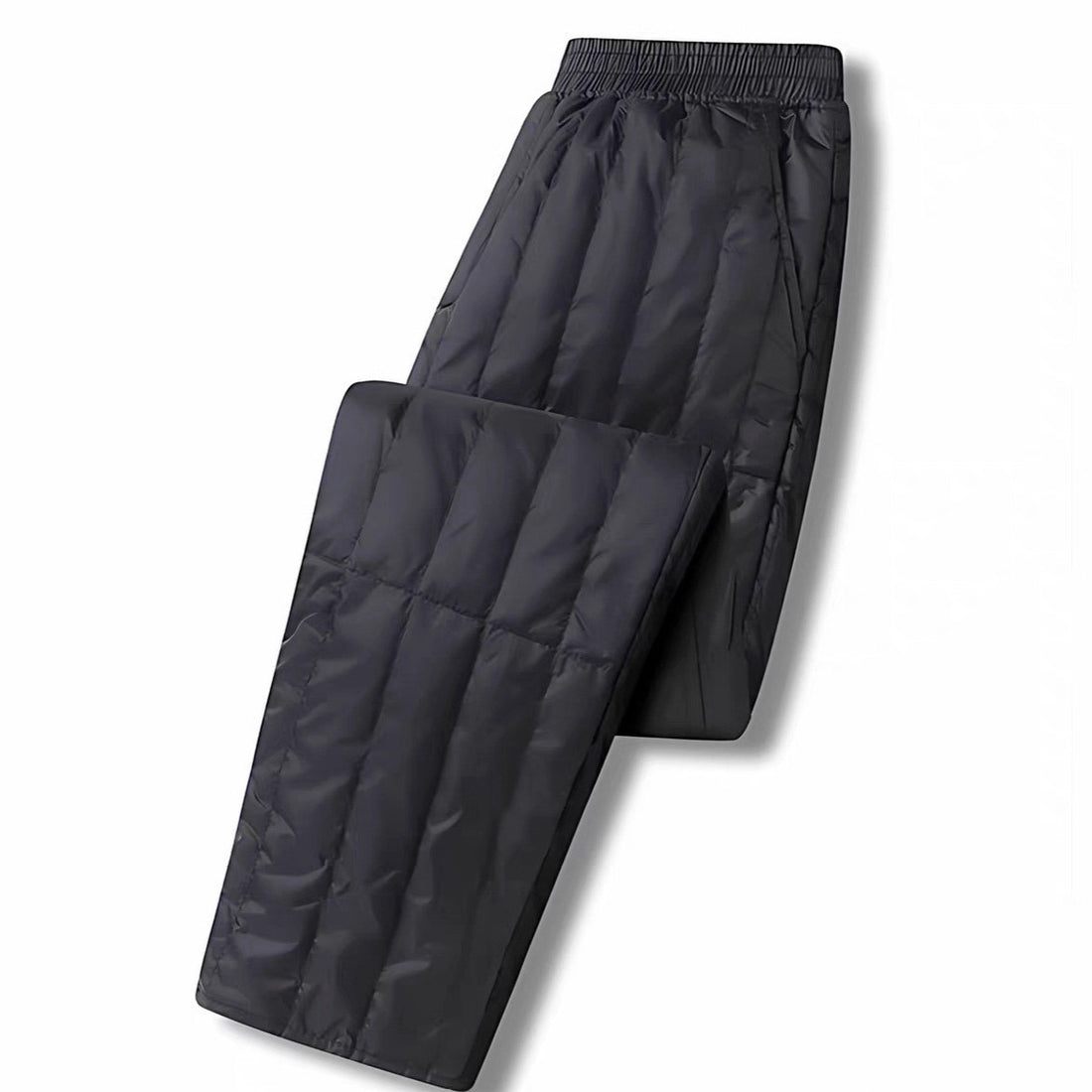 Damen gesteppte Thermohose mit elastischem Bund und leichtem Wärmefutter Echoarchiv