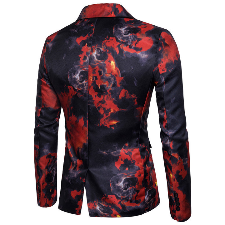 Herren modischer Blazer mit kunstvollem Farbverlauf Echoarchiv
