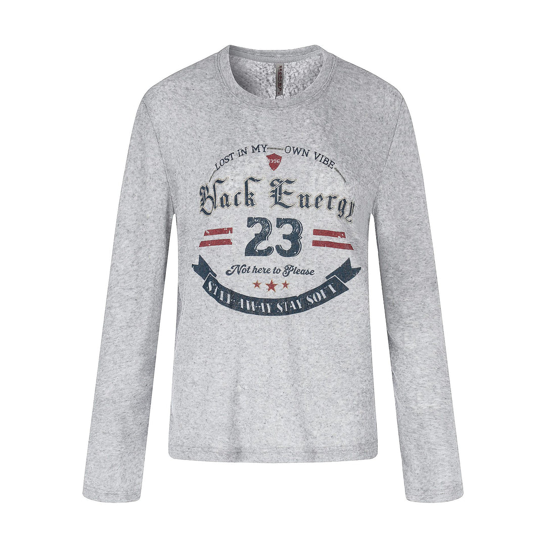 Unisex Langarm-Sweatshirt mit Vintage-Print und Rundhalsausschnitt Echoarchiv