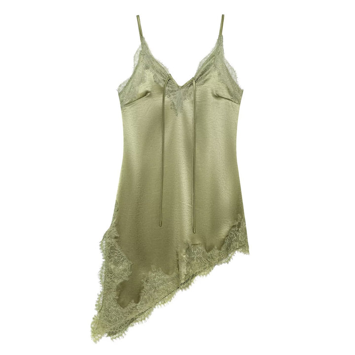 Damen Spitzen-Top mit asymmetrischem Saum und verstellbaren Trägern Echo Archiv