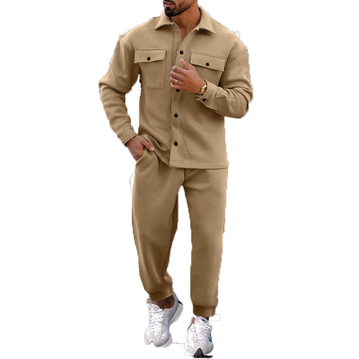 Herren lässige Freizeitjacke mit praktischen Taschen und bequemem Bund Echoarchiv