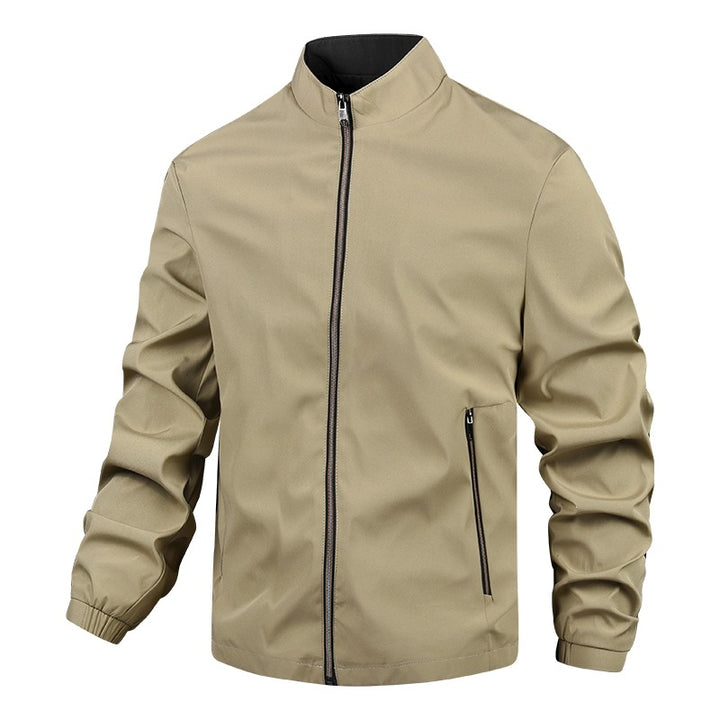 Herren Leichte Übergangsjacke mit hochgeschlossenem Kragen 1787738638 – Taviero