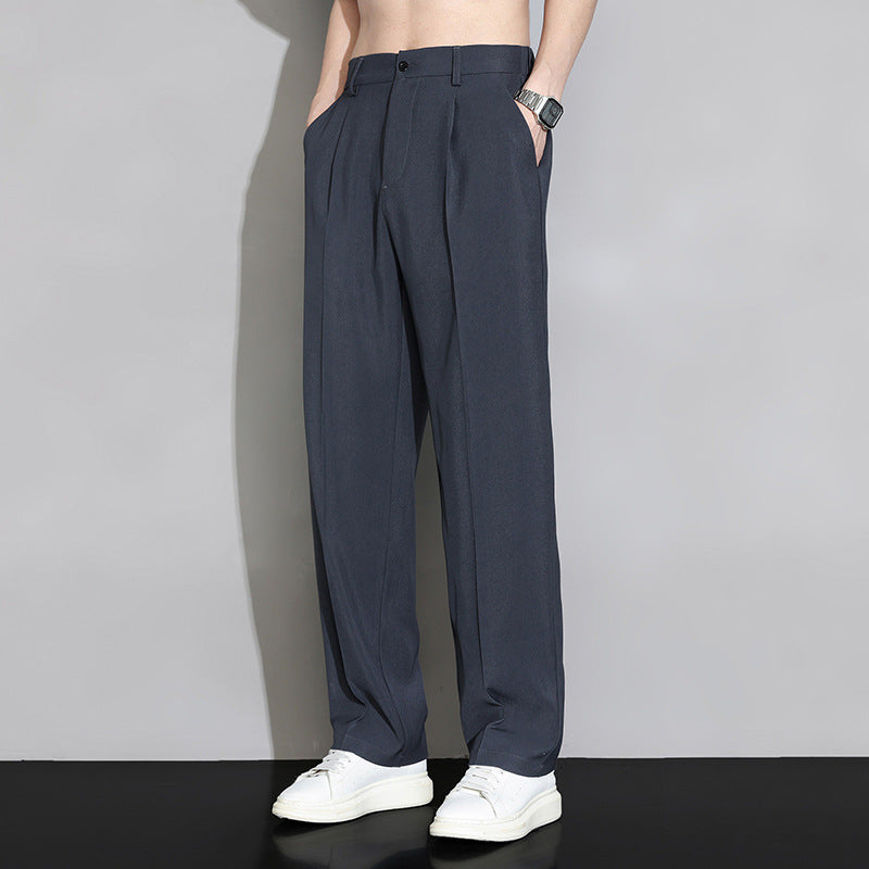 Herren Elegante und bequeme Bundfalten-Hose