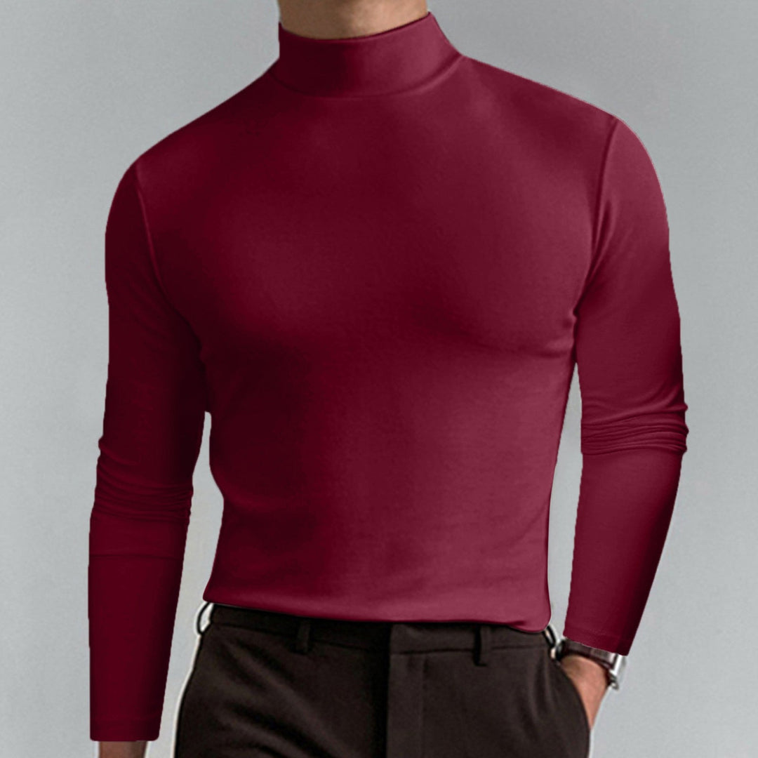 Herren Hochwertiger Rollkragenpullover Echoarchiv