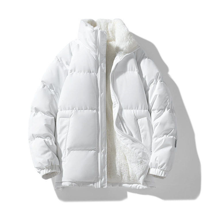 Herren Steppjacke mit wärmendem Innenfutter und hohen Kragen Echoarchiv