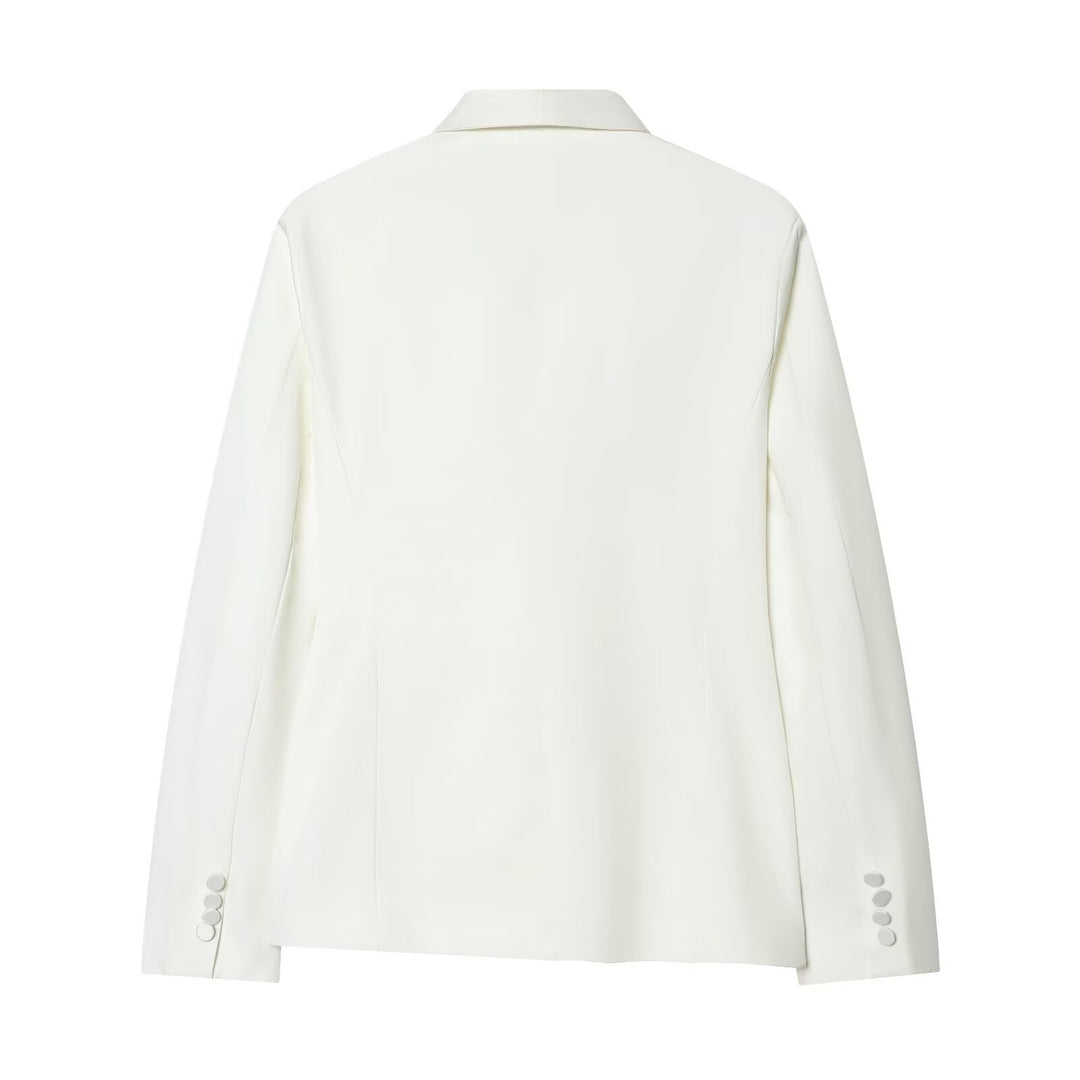Damen Smoking-Blazer mit Schalkragen und Ein-Knopf-Verschluss Echo Archiv