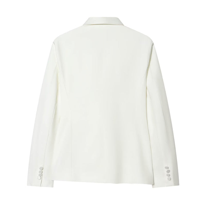 Damen Smoking-Blazer mit Schalkragen und Ein-Knopf-Verschluss Echo Archiv