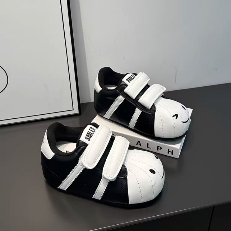 Damen Bequeme Kindersneaker mit niedlichem Tiermotiv und praktischem Klettverschluss Echo Archiv