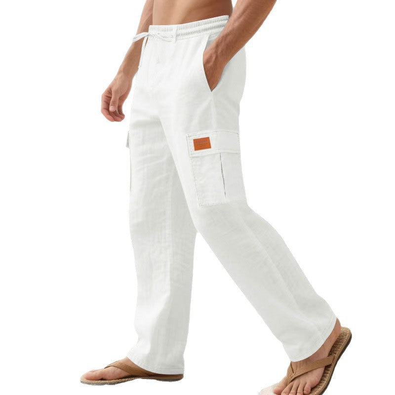 Herren Cargo-Hose mit elastischem Bund und seitlichen Taschen Echoarchiv
