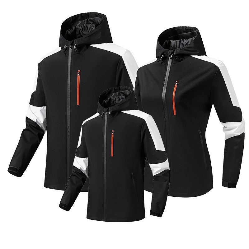 Herren Atmungsaktive Softshell-Trekkingjacke mit Kapuze und wasserdichter Membran – Taviero