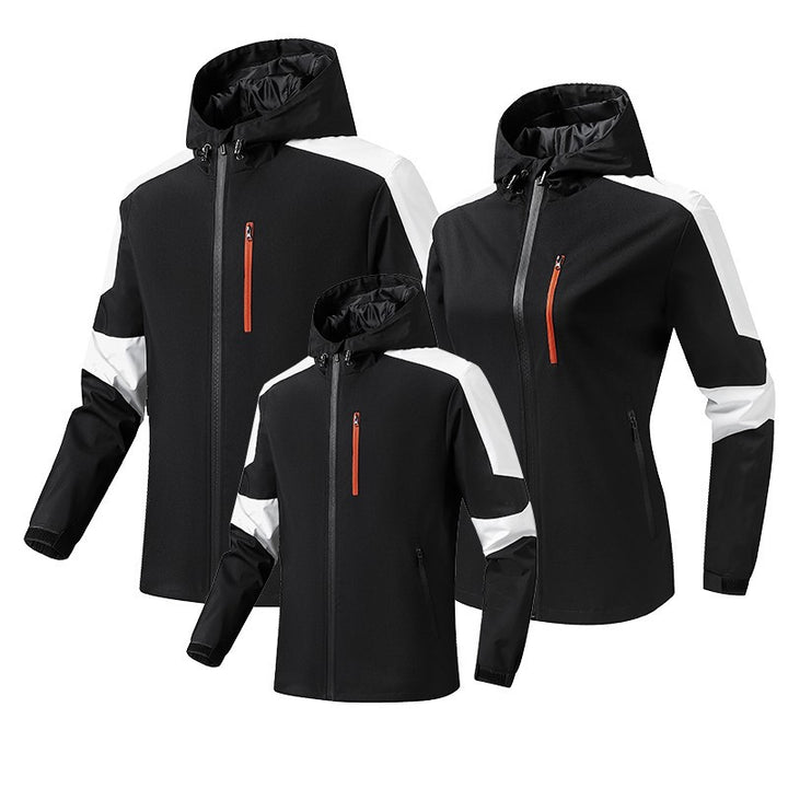 Herren Atmungsaktive Softshell-Trekkingjacke mit Kapuze und wasserdichter Membran – Taviero
