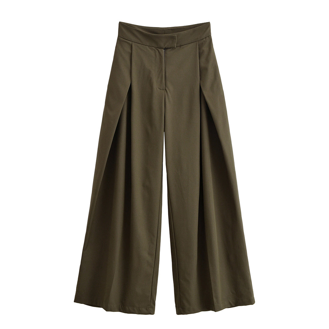 Damen Taillierter Kurztrench mit Bindegürtel und Oversize-Ärmeln Echo Archiv