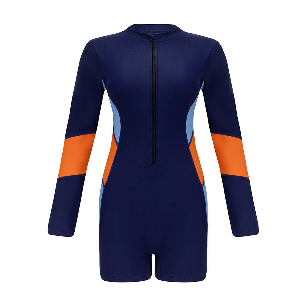 Damen Sportlicher Langarm-Shortsanzug Echo Archiv