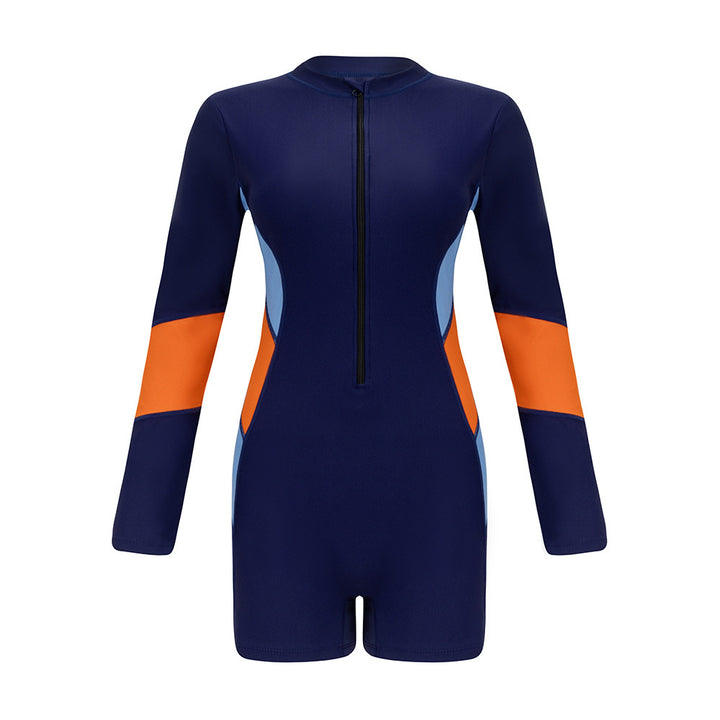 Damen Sportlicher Langarm-Shortsanzug Echo Archiv