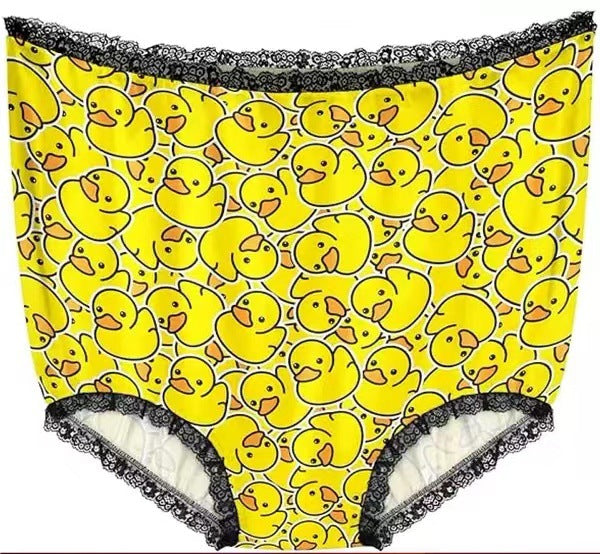 Unisex übergroßer Satin-Spaßslip mit elastischem Bund – Valdoro