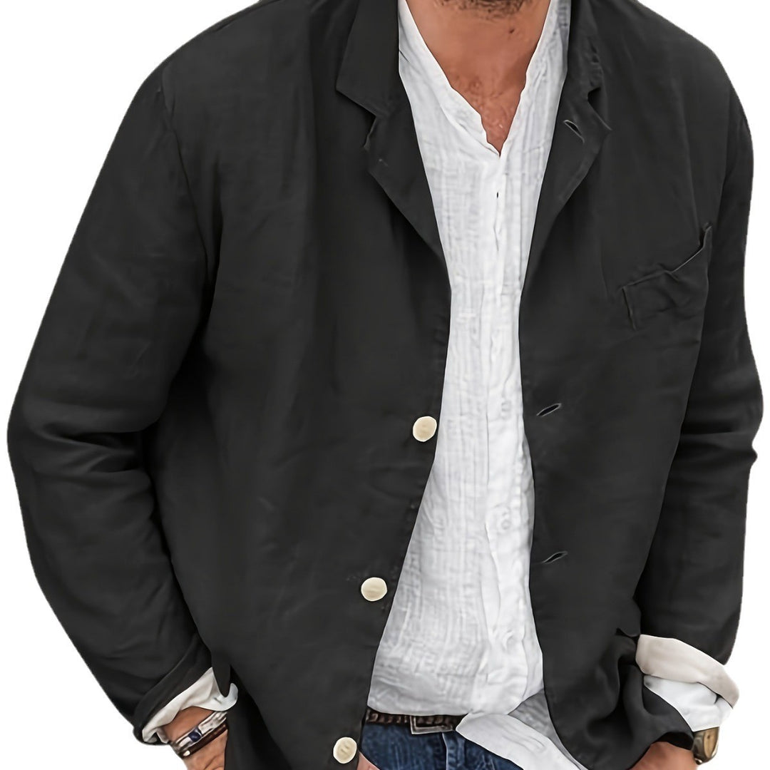 Herren leichte Blazerjacke mit modischem Schnitt Echoarchiv