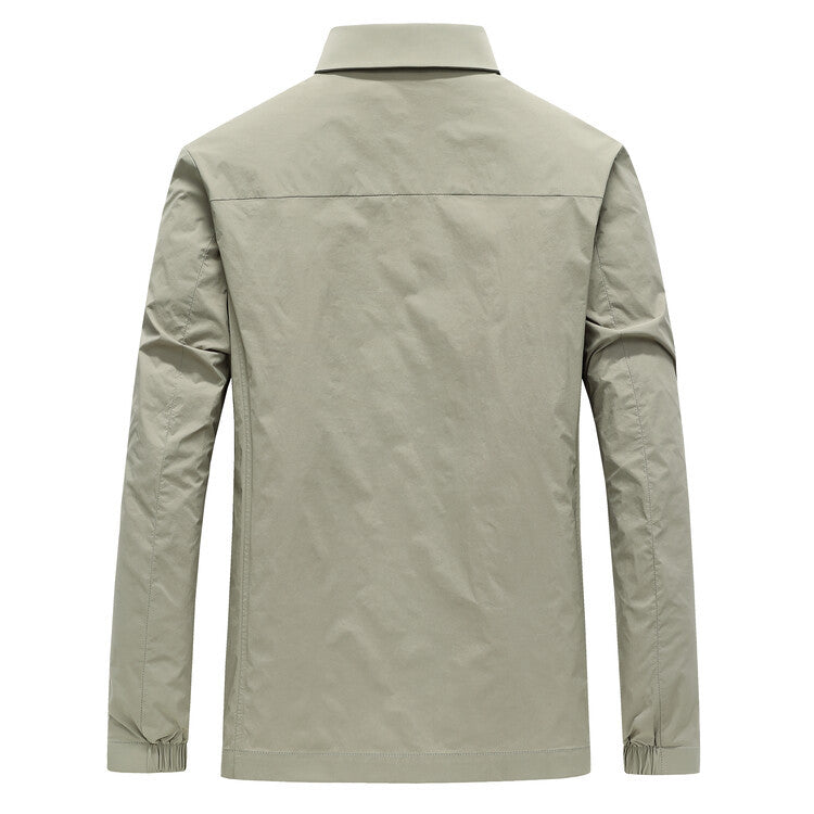 Herren leichte Übergangsjacke im minimalistischen Stil Echoarchiv