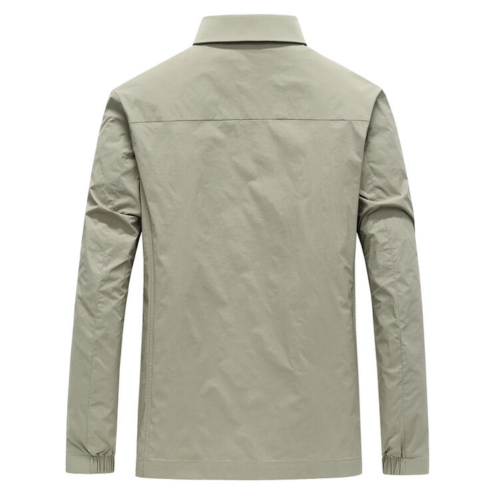 Herren leichte Übergangsjacke im minimalistischen Stil Echoarchiv