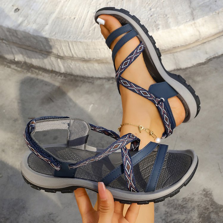 Damen Sportliche Trekking-Sandalen mit verstellbarem Riemen und gepolsterter Sohle – Sorelia