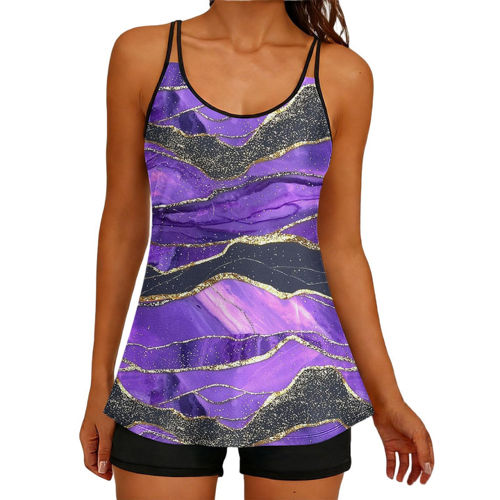 Damen Sportliches Tank-Top mit Shorts Echo Archiv