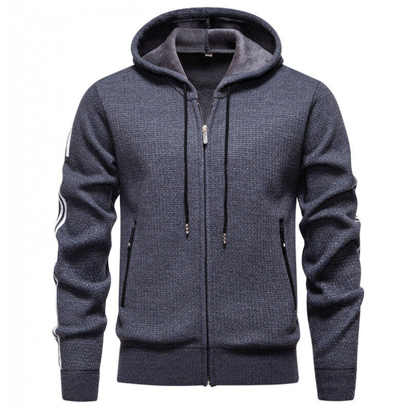Herren Sweatjacke mit praktischen Reißverschlusstaschen und modernem Design Echoarchiv