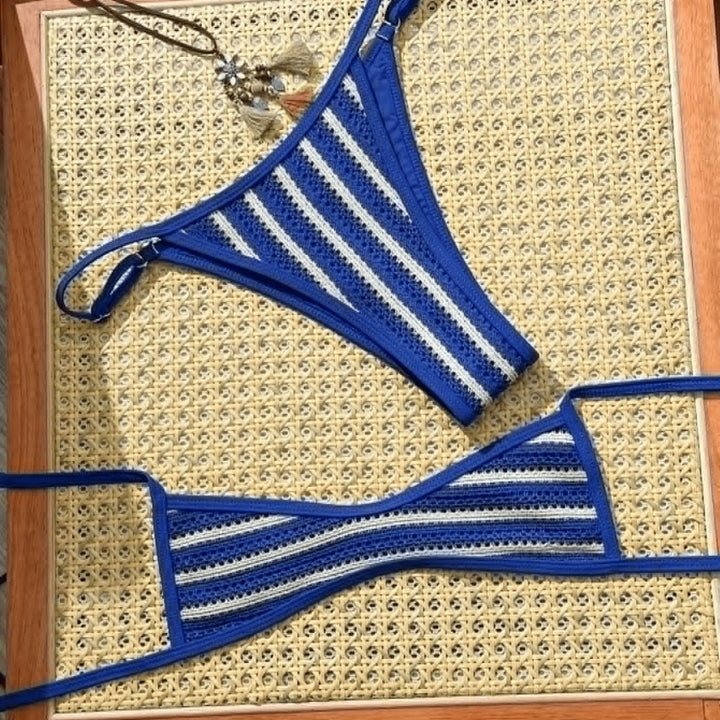 Damen Bikini-Set mit feiner Häkelstruktur und verstellbaren Trägern Echo Archiv