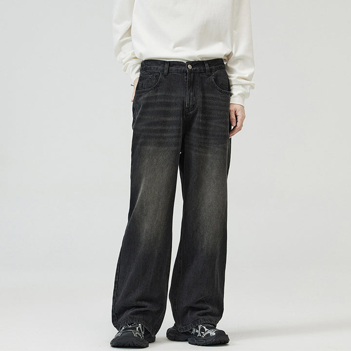 Herren Weite Baggy-Jeans im Vintage-Look mit Five-Pocket-Schnitt Echo Archiv