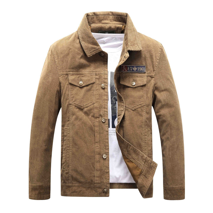 Herren Trucker-Cordjacke mit Teddyfutter und aufgesetzten Brusttaschen Echo Archiv