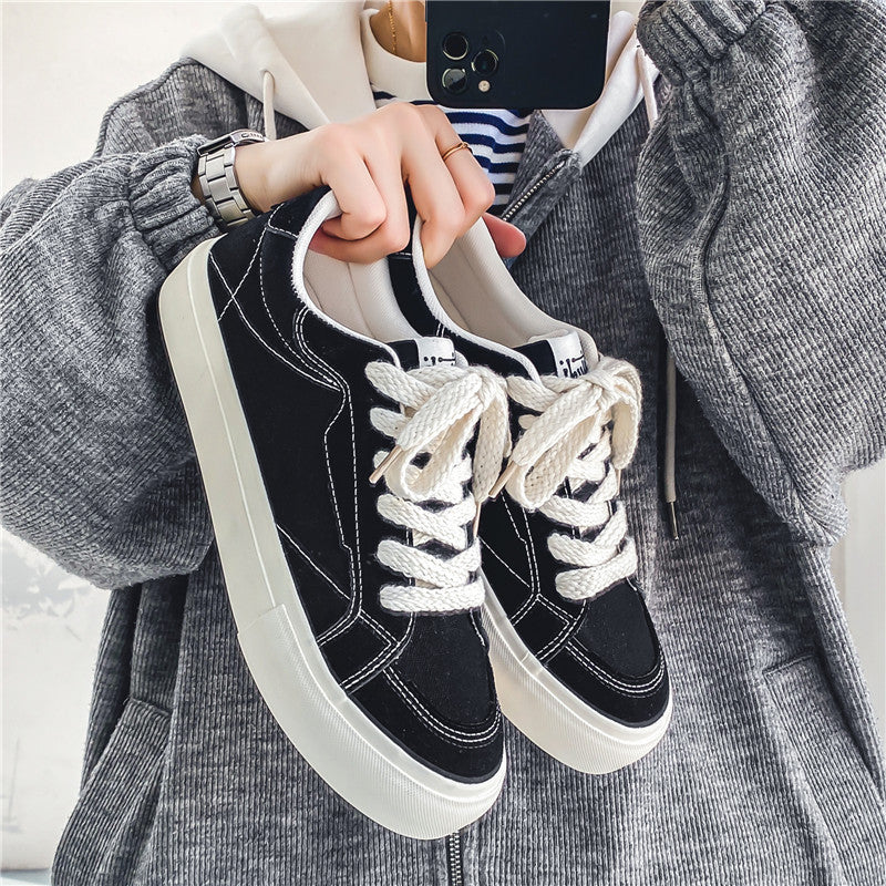 Unisex Low-Top Canvas-Sneaker mit verstärkten Nähten, gepolstertem Komfortkragen und vulkanisierter Gummisohle – Norré
