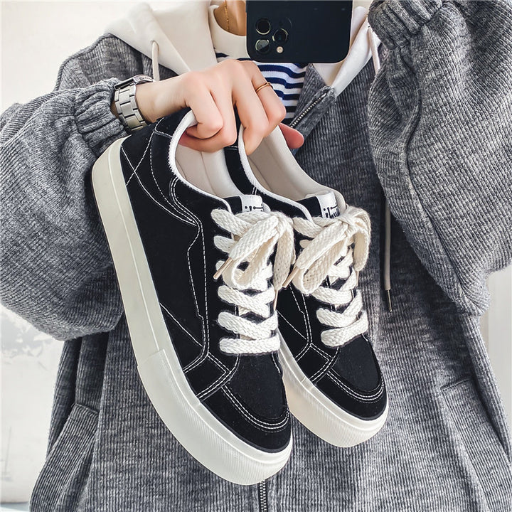 Unisex Low-Top Canvas-Sneaker mit verstärkten Nähten, gepolstertem Komfortkragen und vulkanisierter Gummisohle – Norré